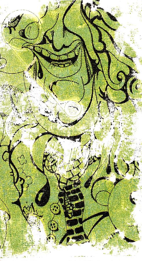 490x900 Greenery Drawing - Greenery Drawing