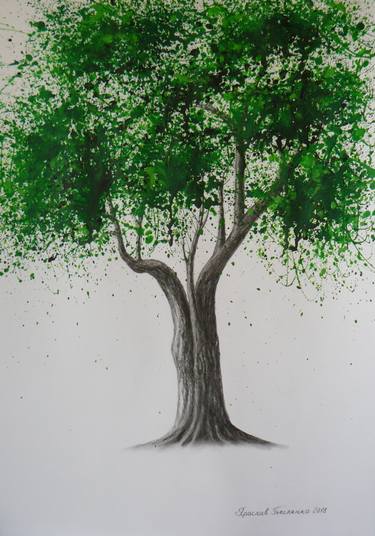 375x536 Greenery Drawing - Greenery Drawing