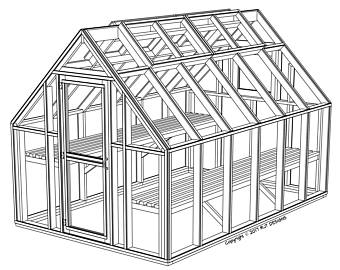 340x270 greenhouse plans etsy - Greenhouse Drawing