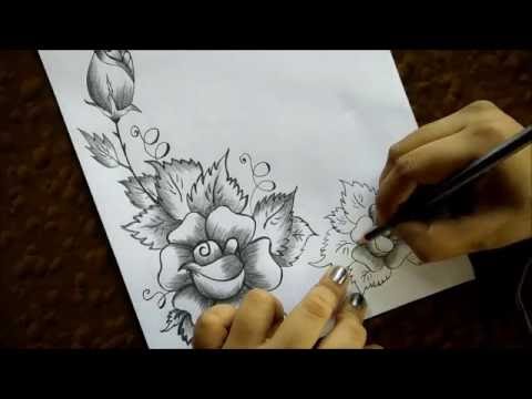 480x360 how to make a greeting card with pencil sketch - Greeting Card Drawing