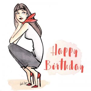 300x300 happy birthday greeting card - Greeting Drawing