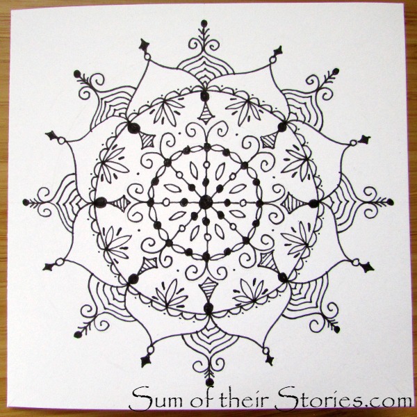 600x600 how to draw mandala greeting cards sum of their stories - Greeting Drawing