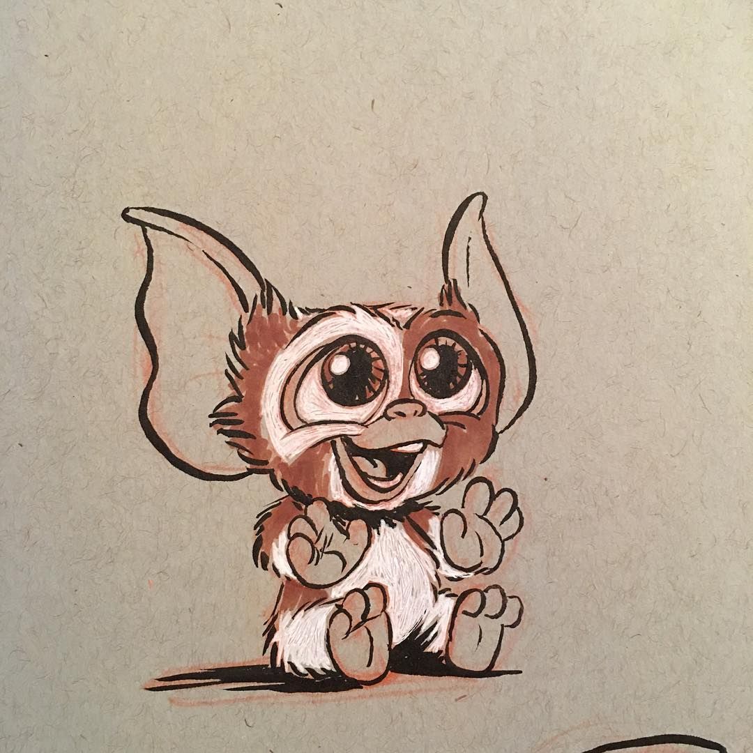 1080x1080 This Is The Rare Fingered Variety Of Mogwai Sold - Gremlin Drawing