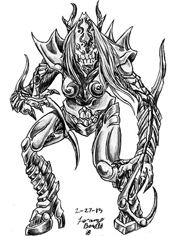 349x480 the l a b site lorenzo angel bonilla - Grendel Drawing