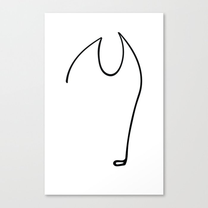 700x700 greyhound line canvas print - Greyhound Line Drawing