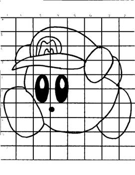 271x350 Mystery Kirby Mario Grid Drawing - Grid Drawing