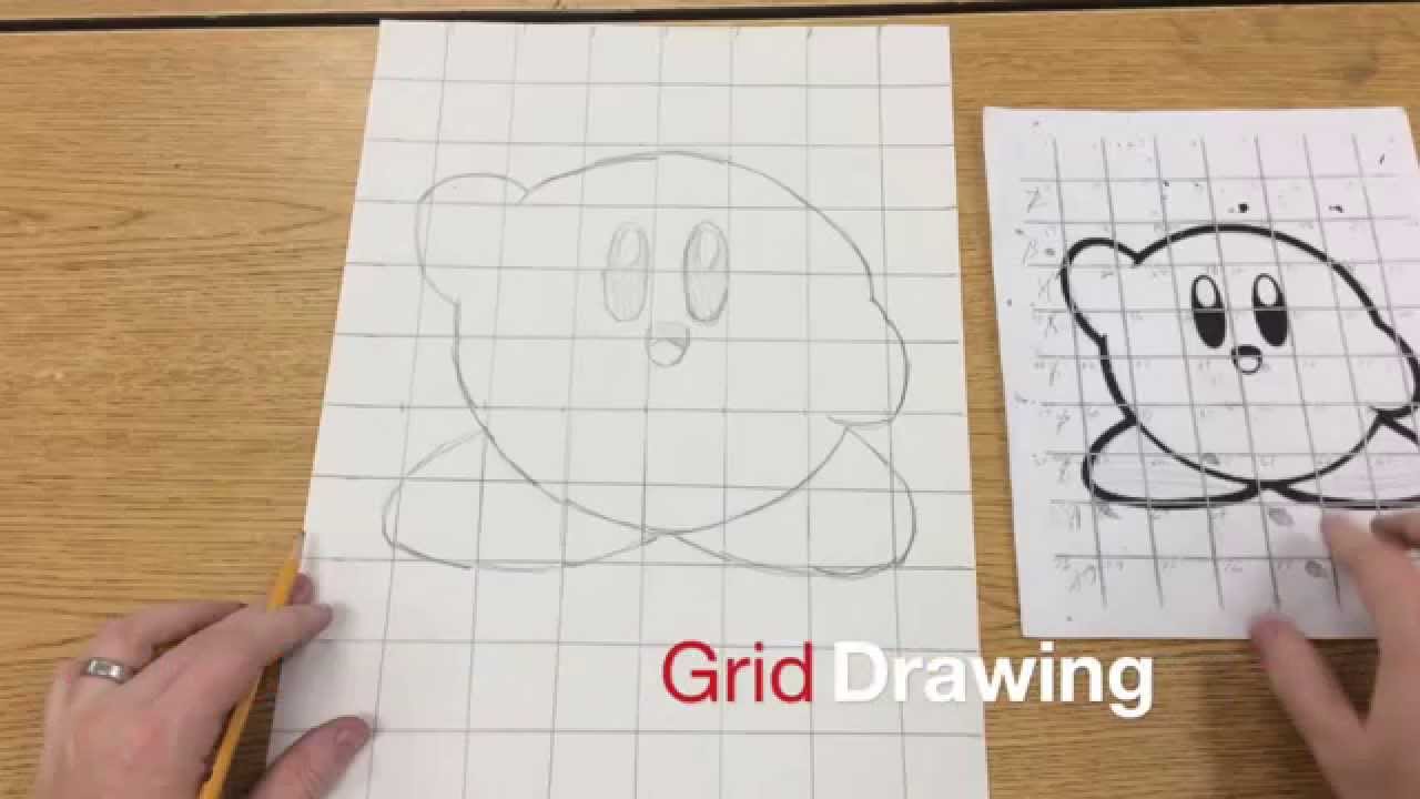 1280x720 Pop Art Grid Drawing - Grid Drawing