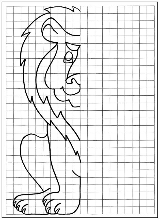Grid Drawing Worksheets Pdf At PaintingValley Explore Collection