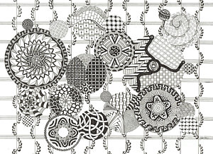 300x218 Grid Pattern Drawings Fine Art America - Grid Pattern Drawing