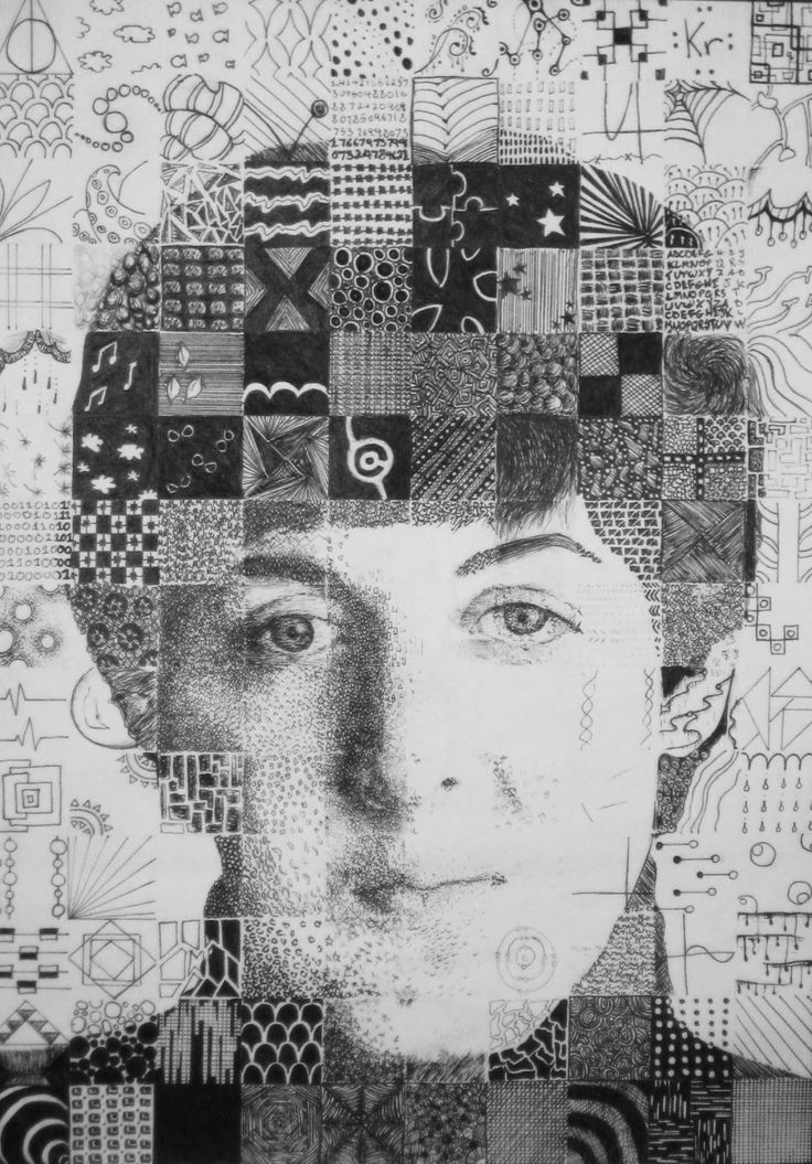 736x1055 Texture Drawing Grid For Free Download - Grid Pattern Drawing