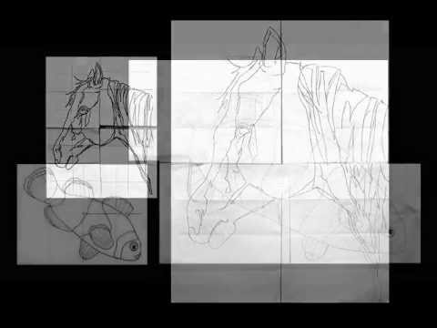 480x360 Grid Enlargement Drawings - Grid System Drawing