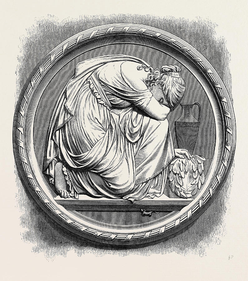 795x900 grief, berlin in the royal academy exhibition drawing - Grief Drawing