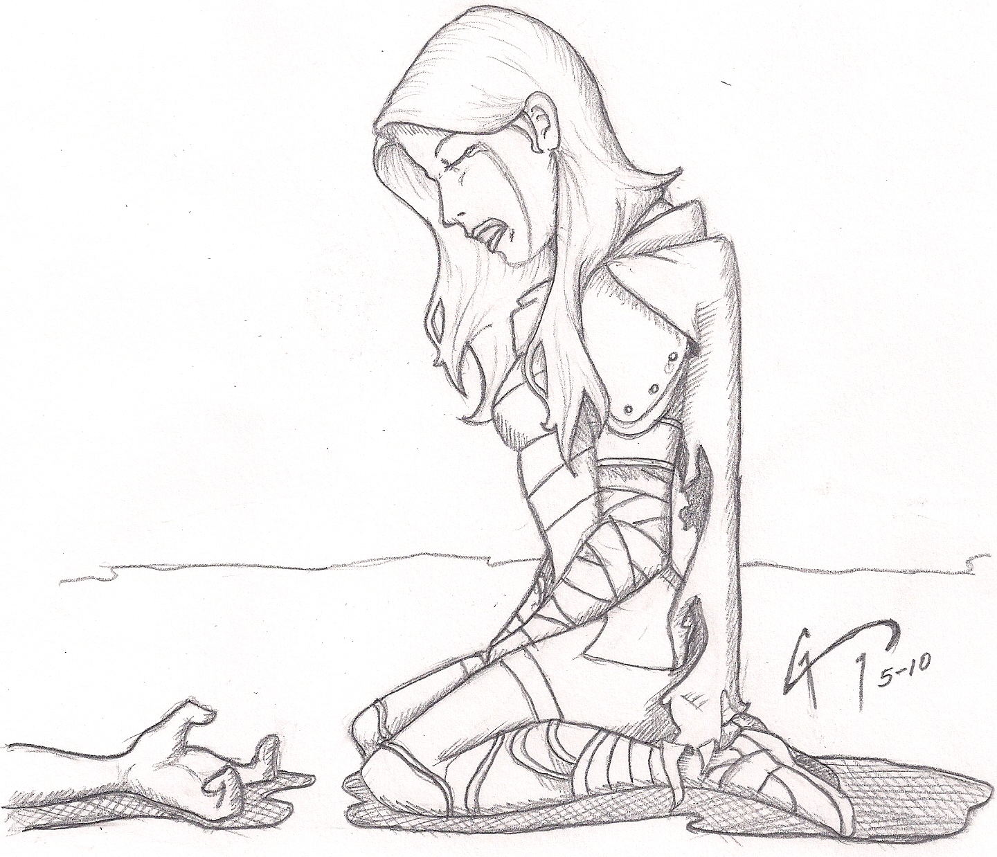 1440x1238 recent drawings hope's grief - Grief Drawing