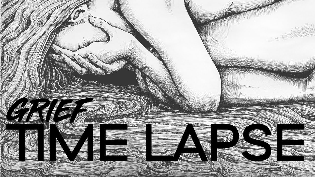 1280x720 grief time lapse drawing - Grief Drawing