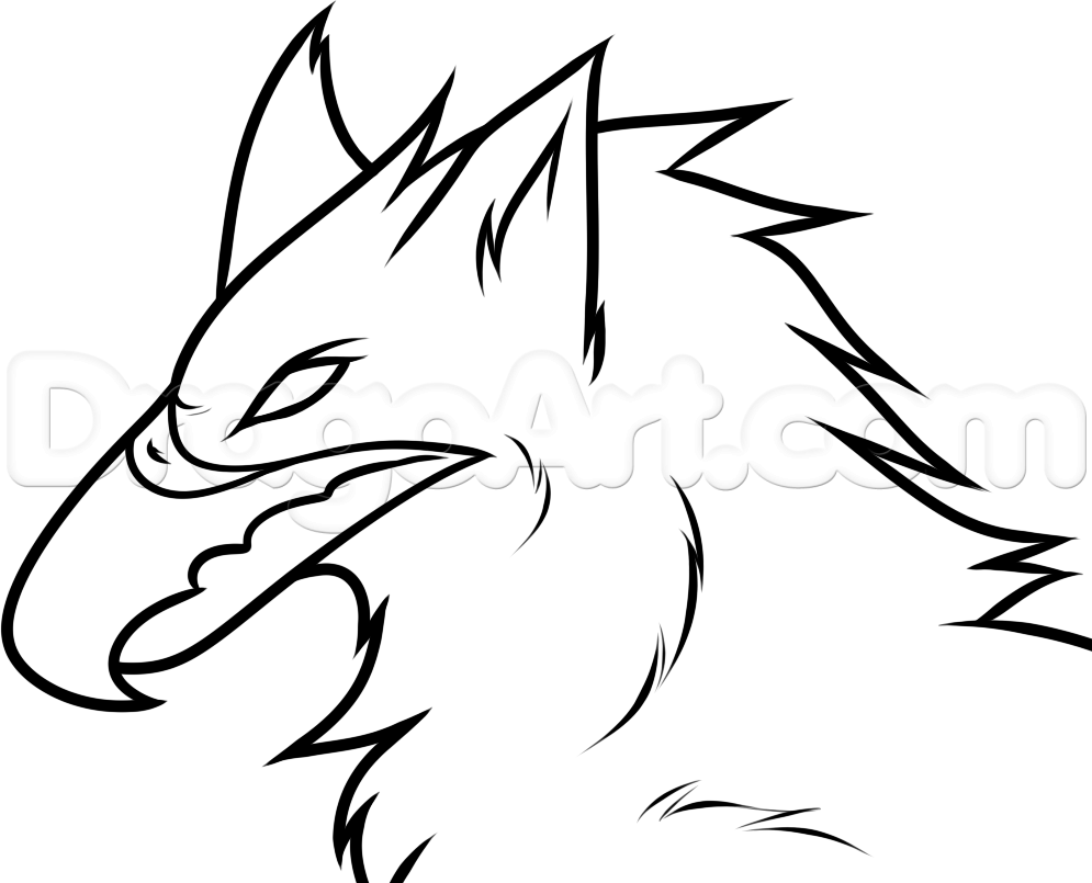 995x805 How To Draw A Griffin Easy, Step - Griffin Drawing