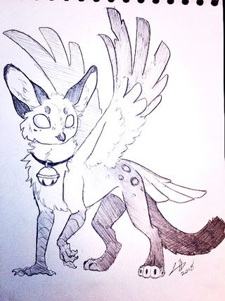 320x427 griffin drawings on paigeeworld pictures of griffin - Griffin Drawing