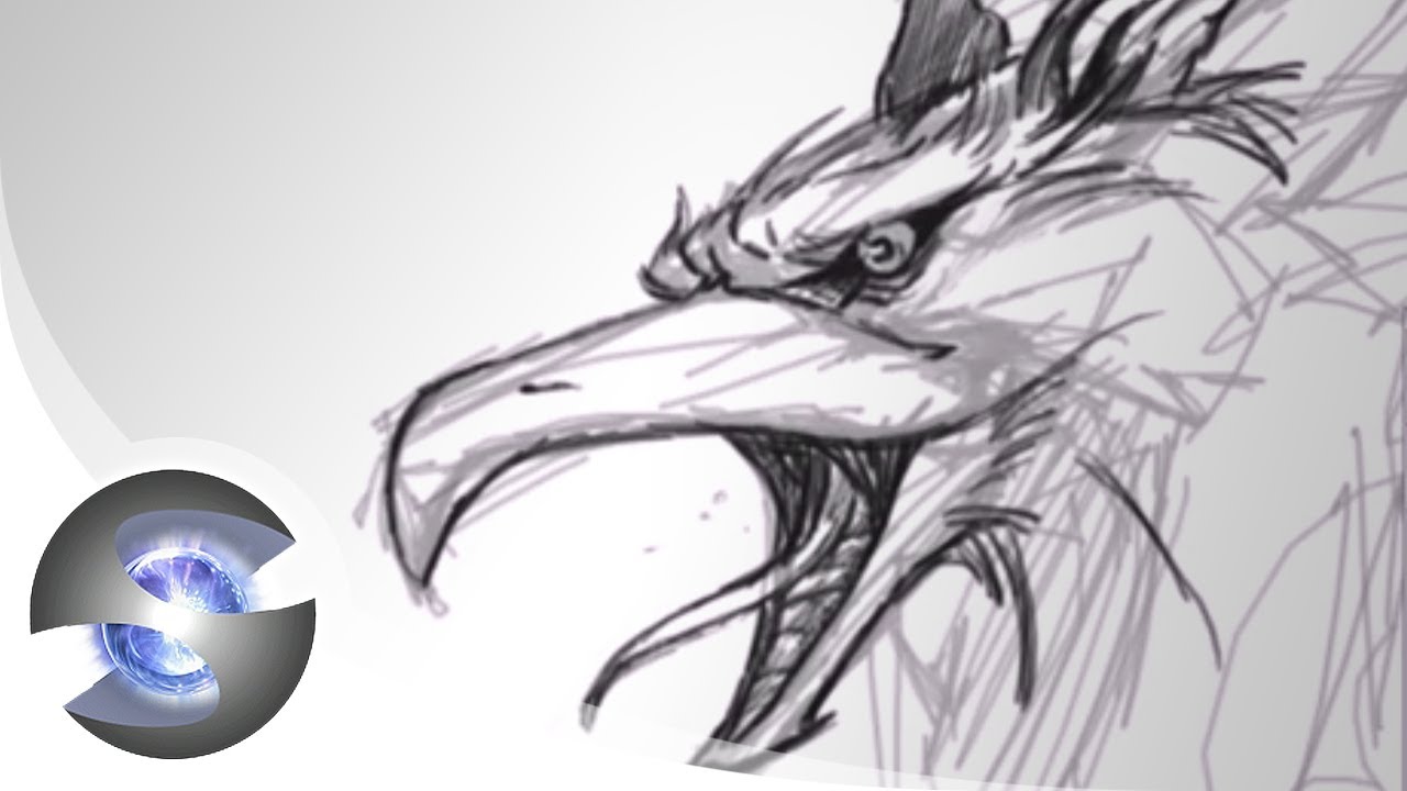 1280x720 Griffon Drawing Part - Griffon Drawing