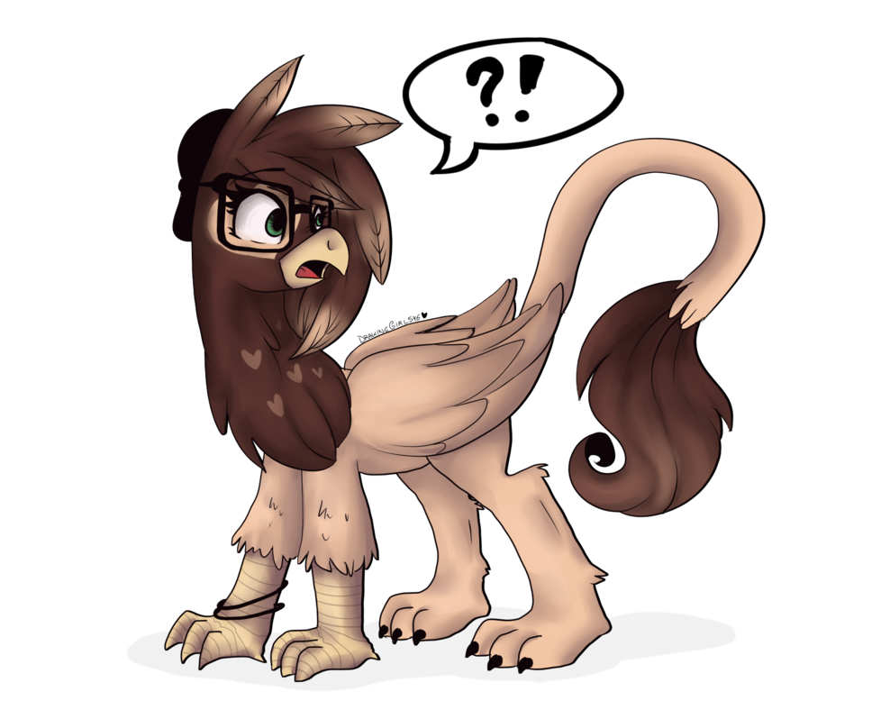 988x808 Suddenly, Griffon Drawing Heart! - Griffon Drawing