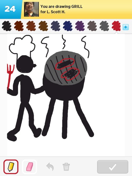 500x667 Grill Drawings - Grill Drawing