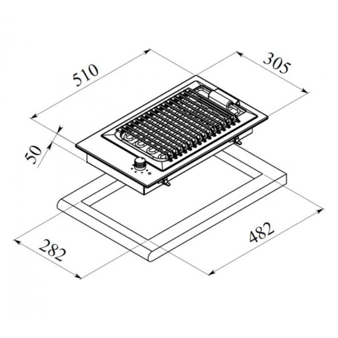 1100x1100 Efx Bbq Grill - Grill Drawing