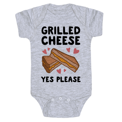 484x484 Grilled Cheese Drawing Baby Onesies Lookhuman - Grilled Cheese Drawing
