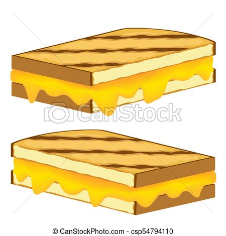 450x470 grilled cheese sandwich isolated on white an image of a grilled - Grilled Cheese Drawing