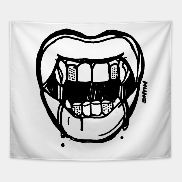 630x630 Blood Flowing Lips For Tpinktober - Grillz Drawing