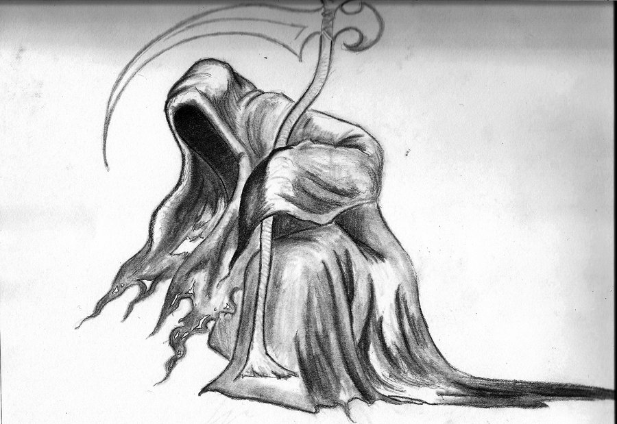 Grim Reaper Drawing. 