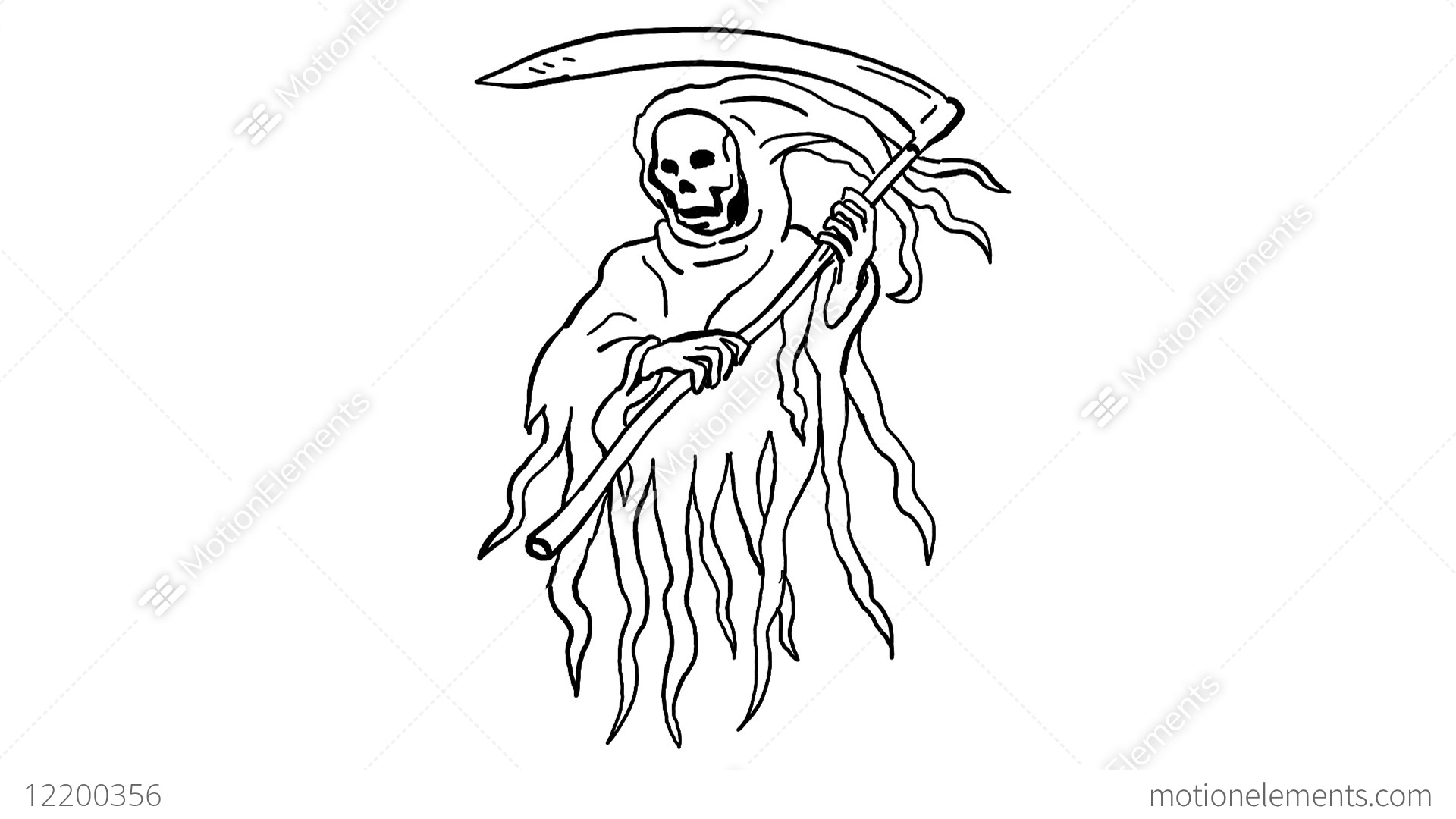 Grim Reaper Drawing At Paintingvalley Com Explore Collection Of