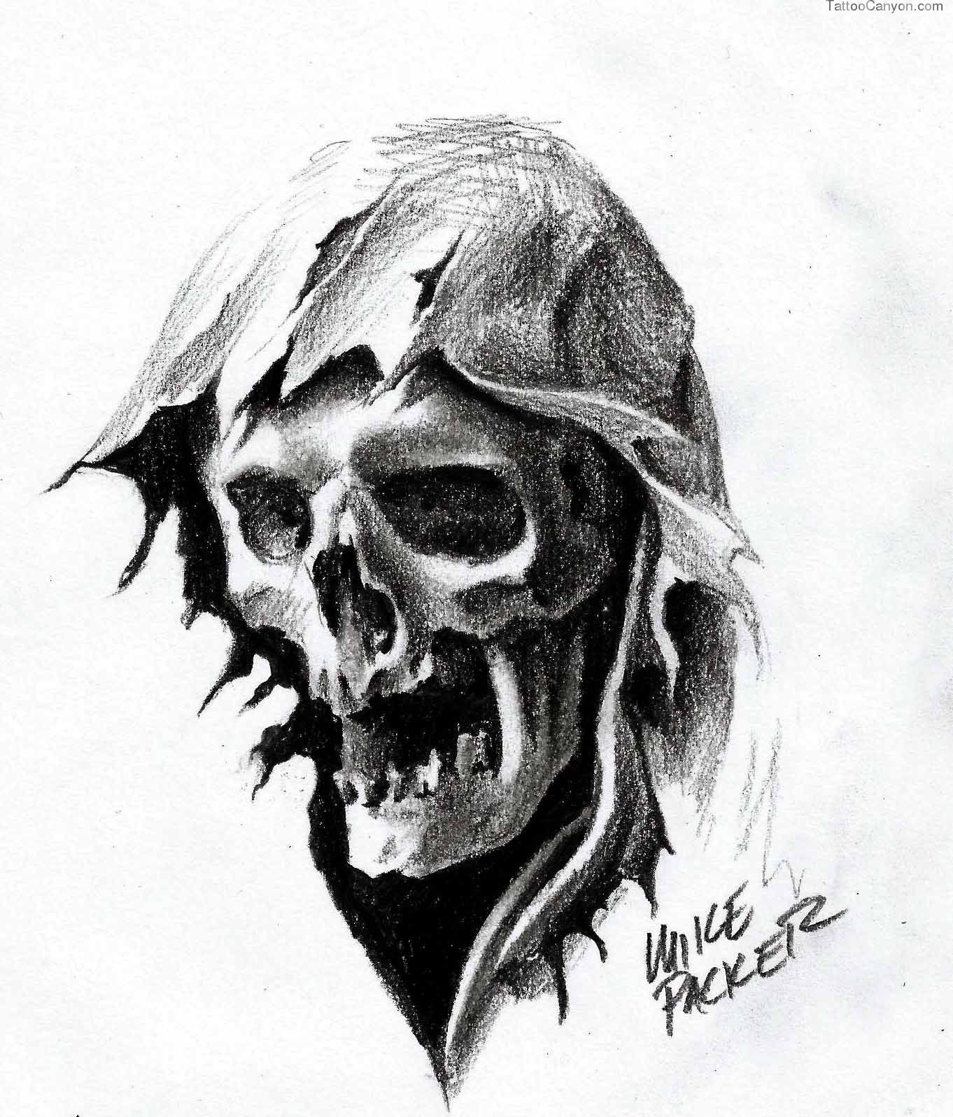 Grim Reaper Pencil Drawings At Paintingvalley Com Explore