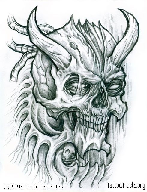 490x638 Pencil Art Skull, Drawings, Tattoos - Grim Reaper Pencil Drawings