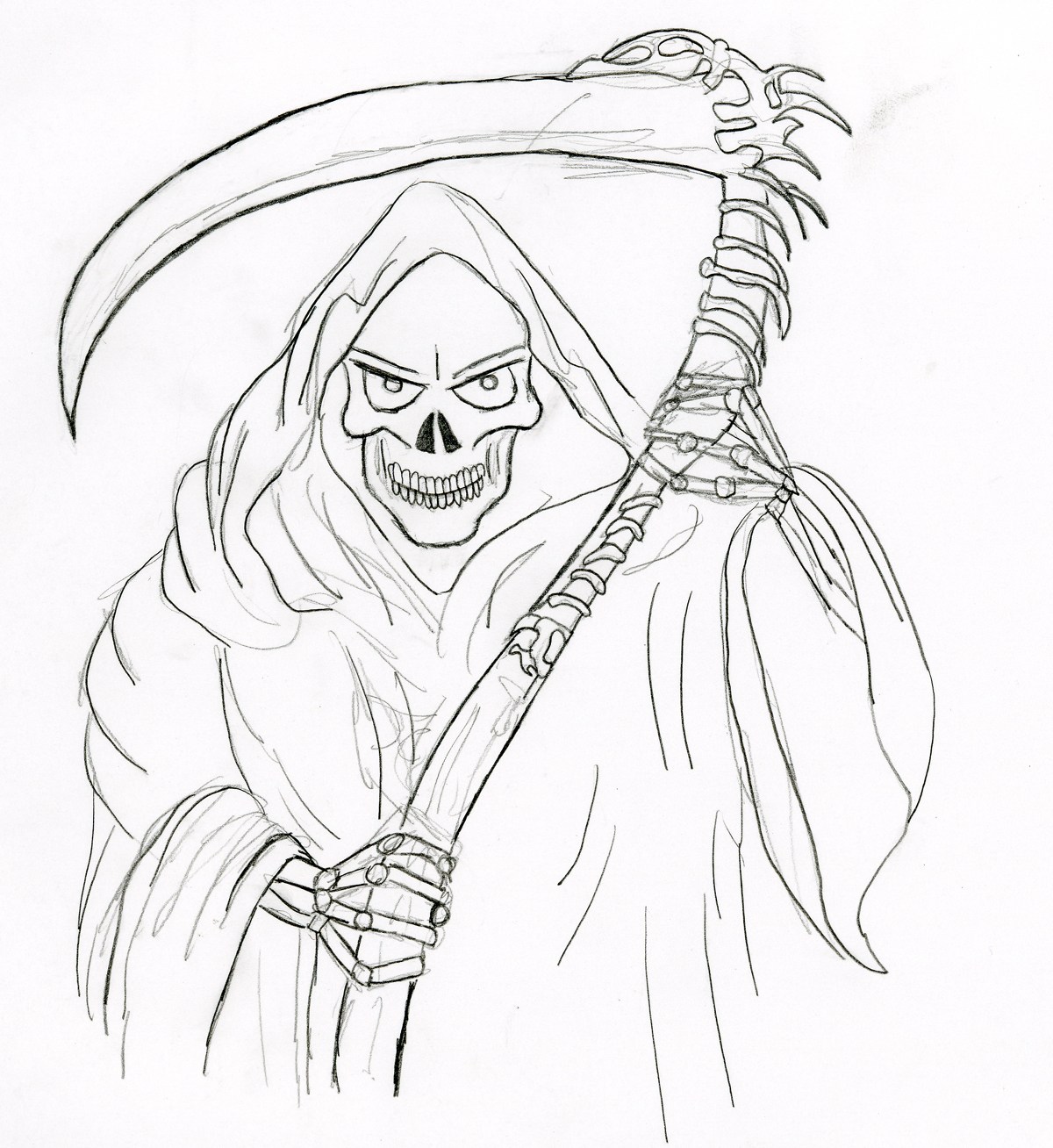 Download Grim Reaper Pencil Drawings at PaintingValley.com ...
