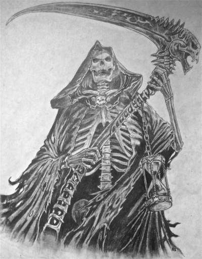 Grim Reaper Pencil Drawings at PaintingValley.com | Explore collection ...