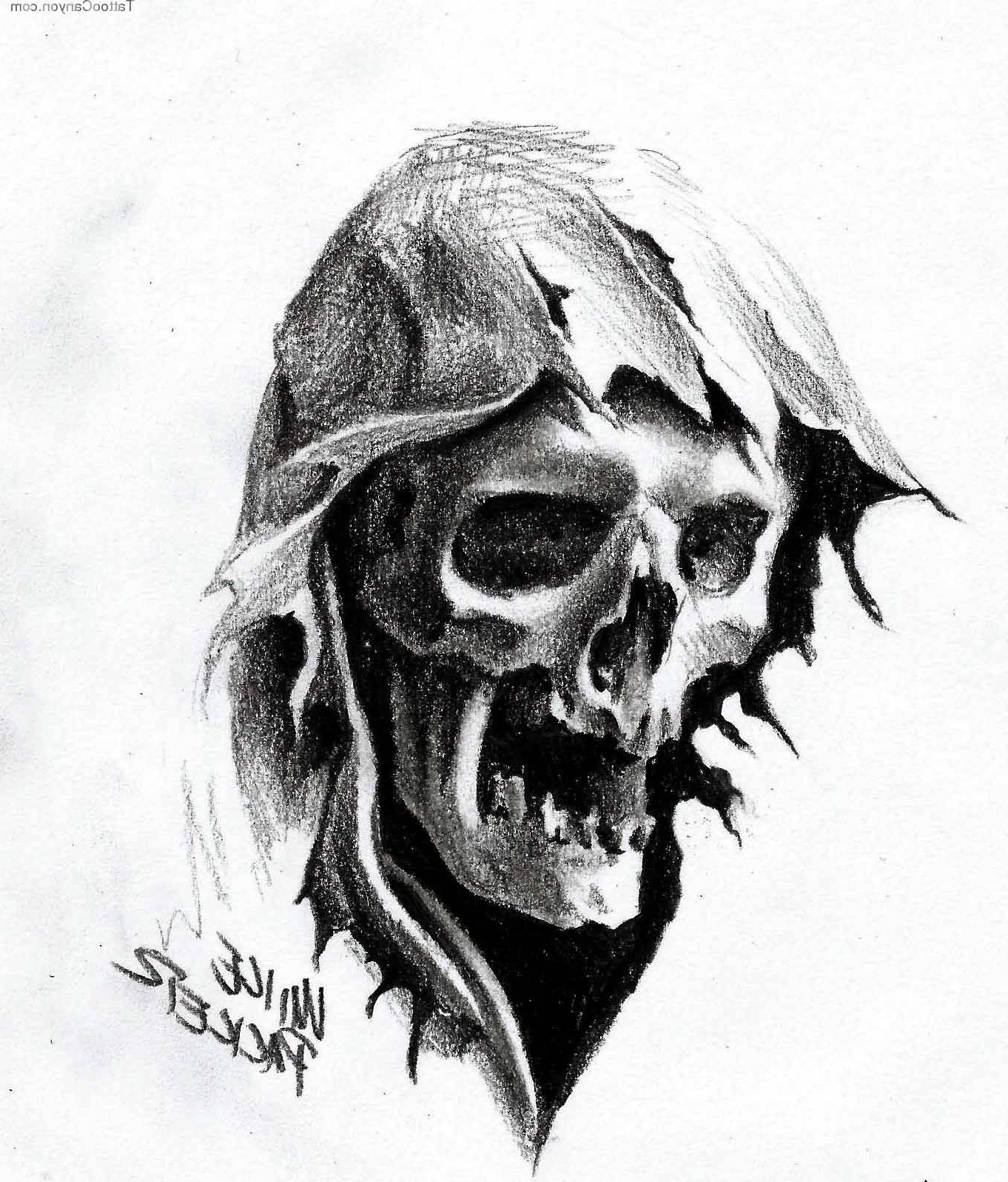 1362x1596 Crown Drawn - Grim Reaper Pencil Drawings