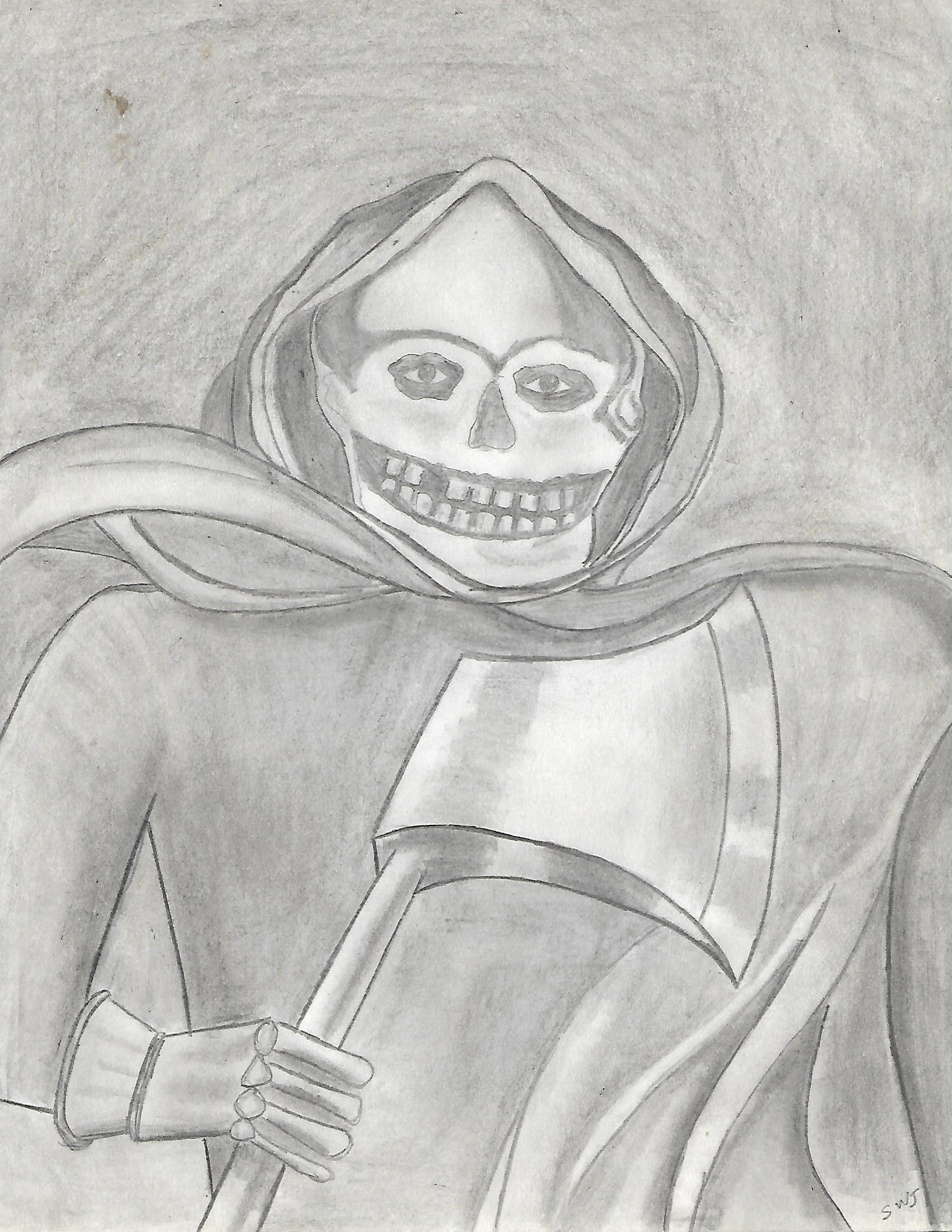 1700x2200 Early Years Pencil Sketchesdrawings Welcome To Stevez - Grim Reaper Pencil Drawings