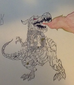 285x327 Grimlock Drawing - Grimlock Drawing