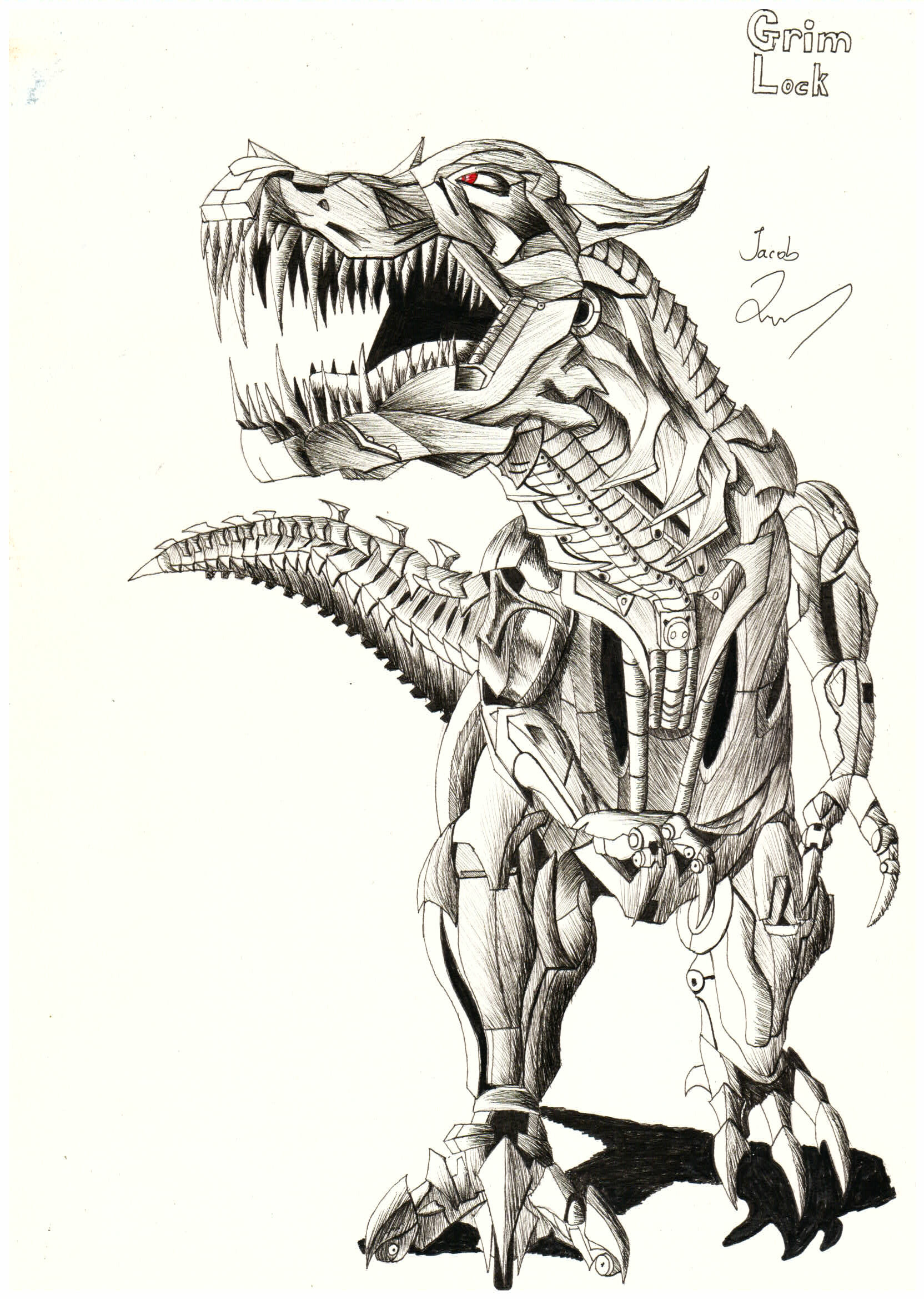 1664x2338 Jacob Tan - Grimlock Drawing