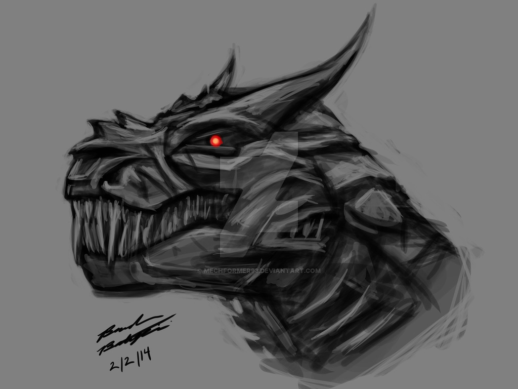 1024x768 Transformers Age Of Extinction Grimlock - Grimlock Drawing