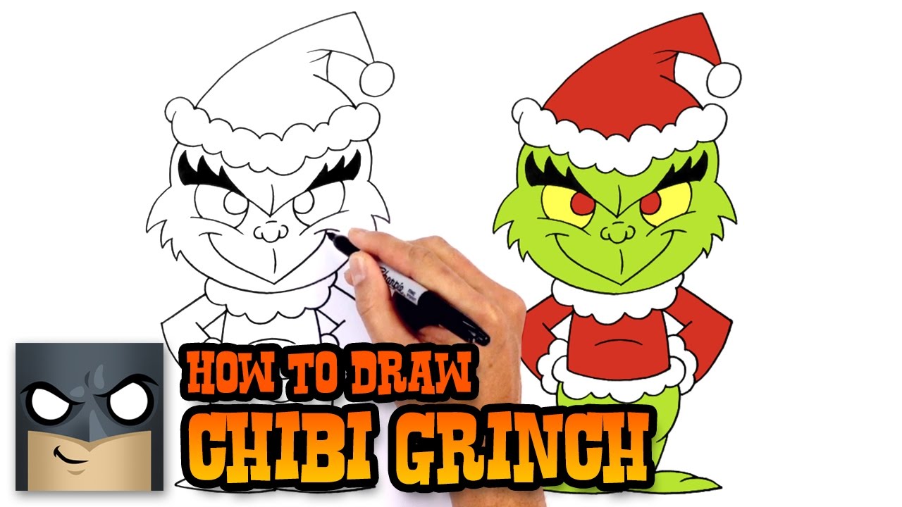 1280x720 how to draw grinch holiday drawing lesson - Grinch Drawing