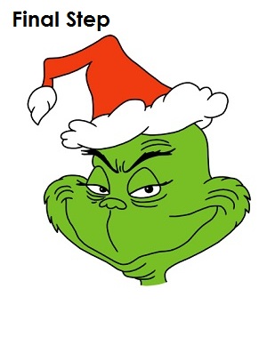 300x388 Draw Your Favorite Cartoons With Videos - Grinch Drawing
