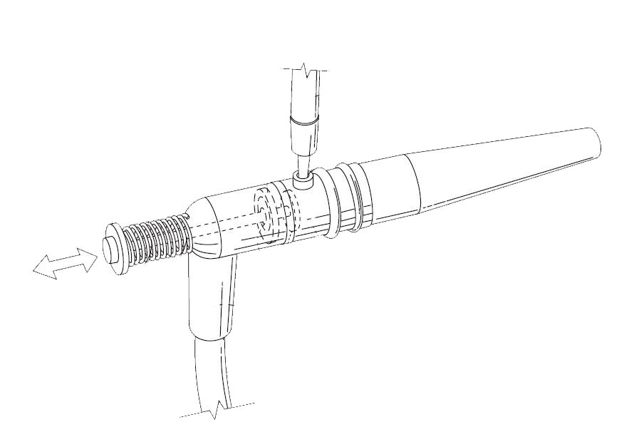 890x620 Pistol Grip Drawing Techlink - Grip Drawing