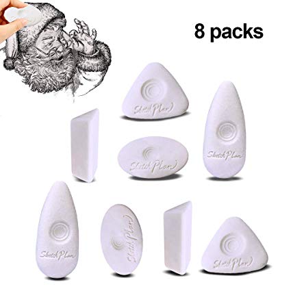 425x425 imustech art eraser, different shapes white drawing - Grip Drawing