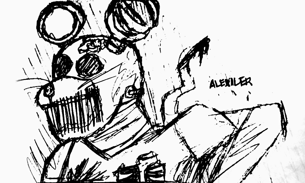 1024x614 this is a five minute drawing of the rat from fnac i did a couple - Grit Drawing