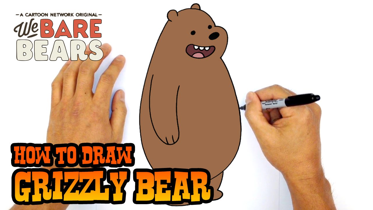 1280x720 how to draw grizzly we bare bears - Grizzly Bear Drawing