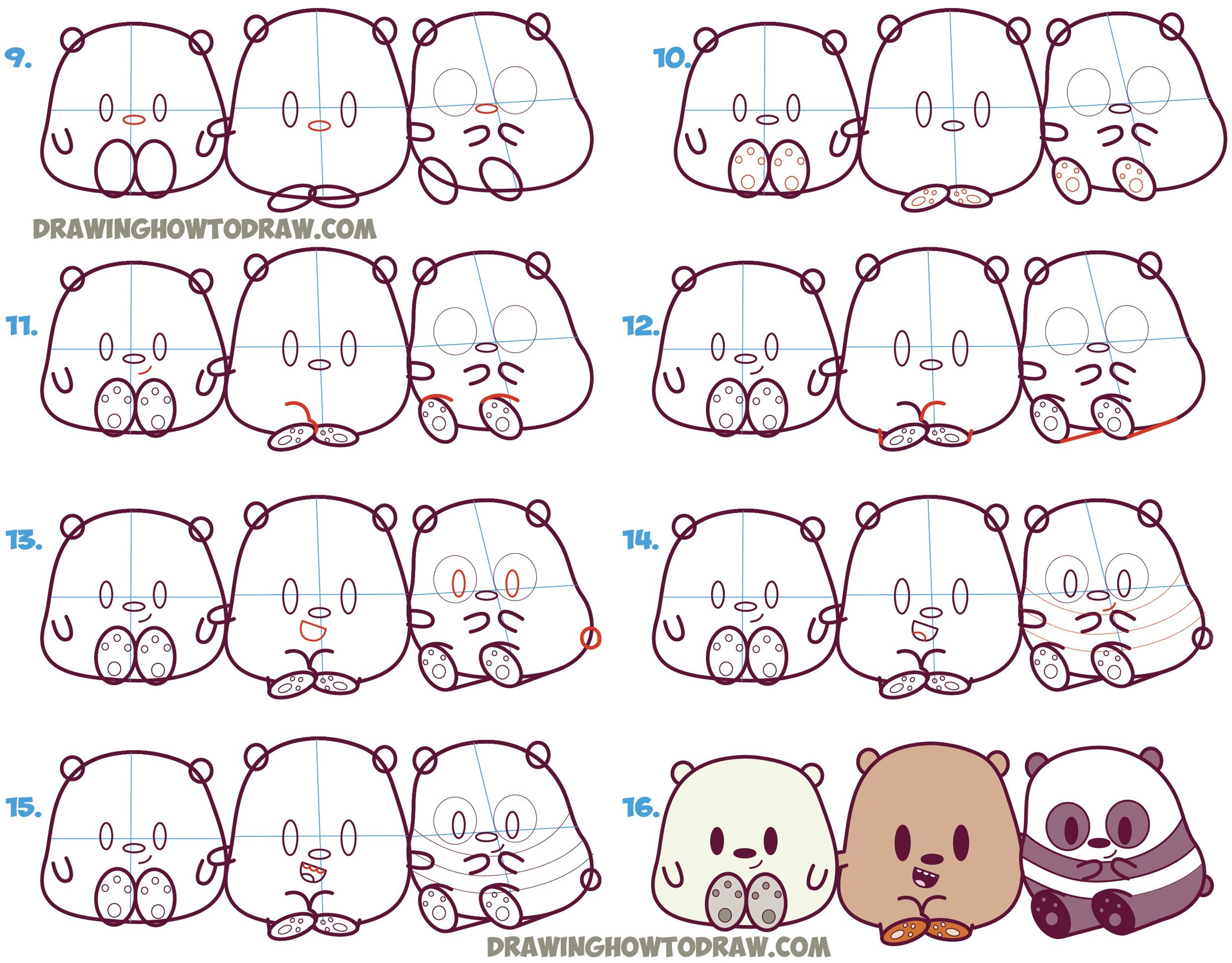 2500x1955 How To Draw A Bear Step - Grizzly Bear Drawing Step By Step