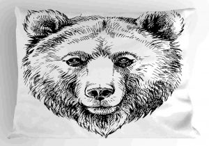 300x210 Grizzly Bear Face Drawing Sketch Bears Face Bear Head Stock - Grizzly Bear Face Drawing