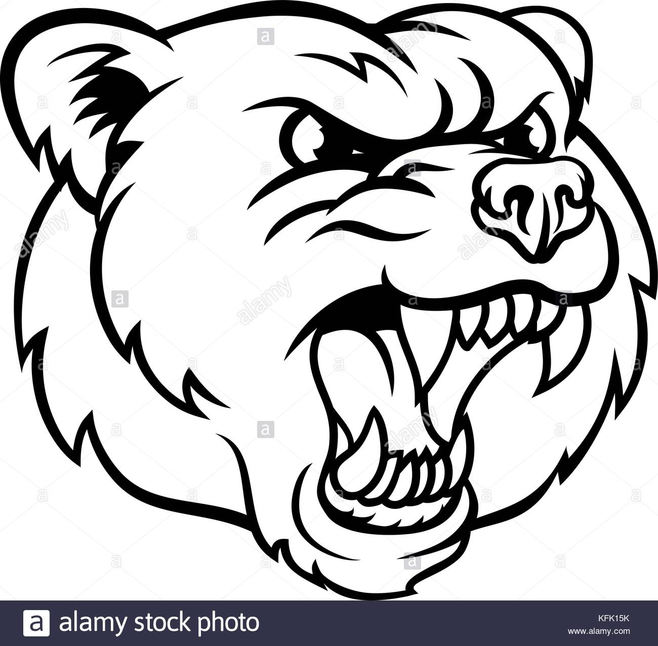 1300x1277 Drawn Grizzly Bear Line Free Clip Art Stock Illustrations - Grizzly Bear Line Drawing