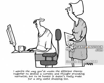 400x321 grocery list cartoons and comics - Grocery List Drawing