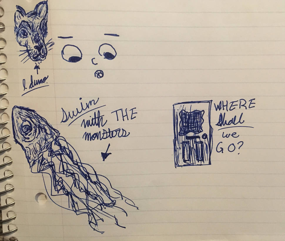 970x823 grocery list doodles - Grocery List Drawing