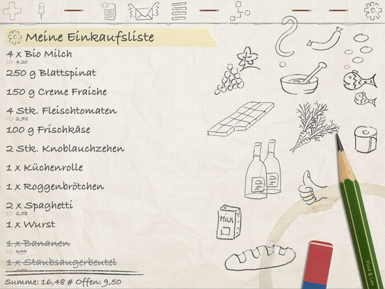 552x414 shopping list grocery list app price drops - Grocery List Drawing